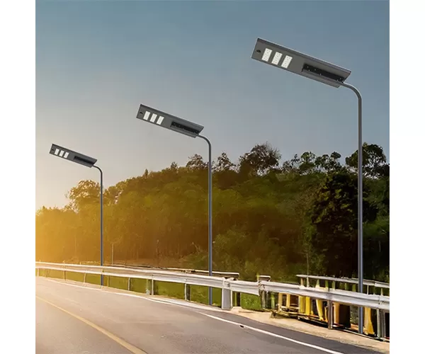đèn đường năng lượng mặt trời tích hợp tấm đế
