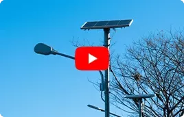 Thiết kế đèn đường năng lượng mặt trời hai khối đơn giản