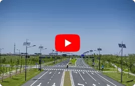 Đèn đường năng lượng mặt trời hai khối đặc biệt